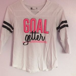 White soccer shirt casual days